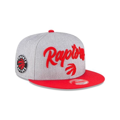 Sapca New Era Toronto Raptors NBA Official NBA Draft 9FIFTY Snapback - Gri